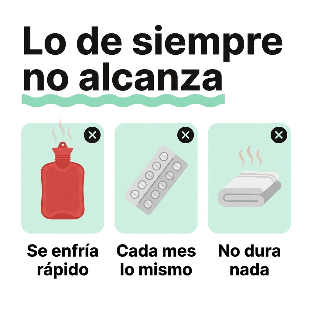 Cinturón térmico que alivia los cólicos